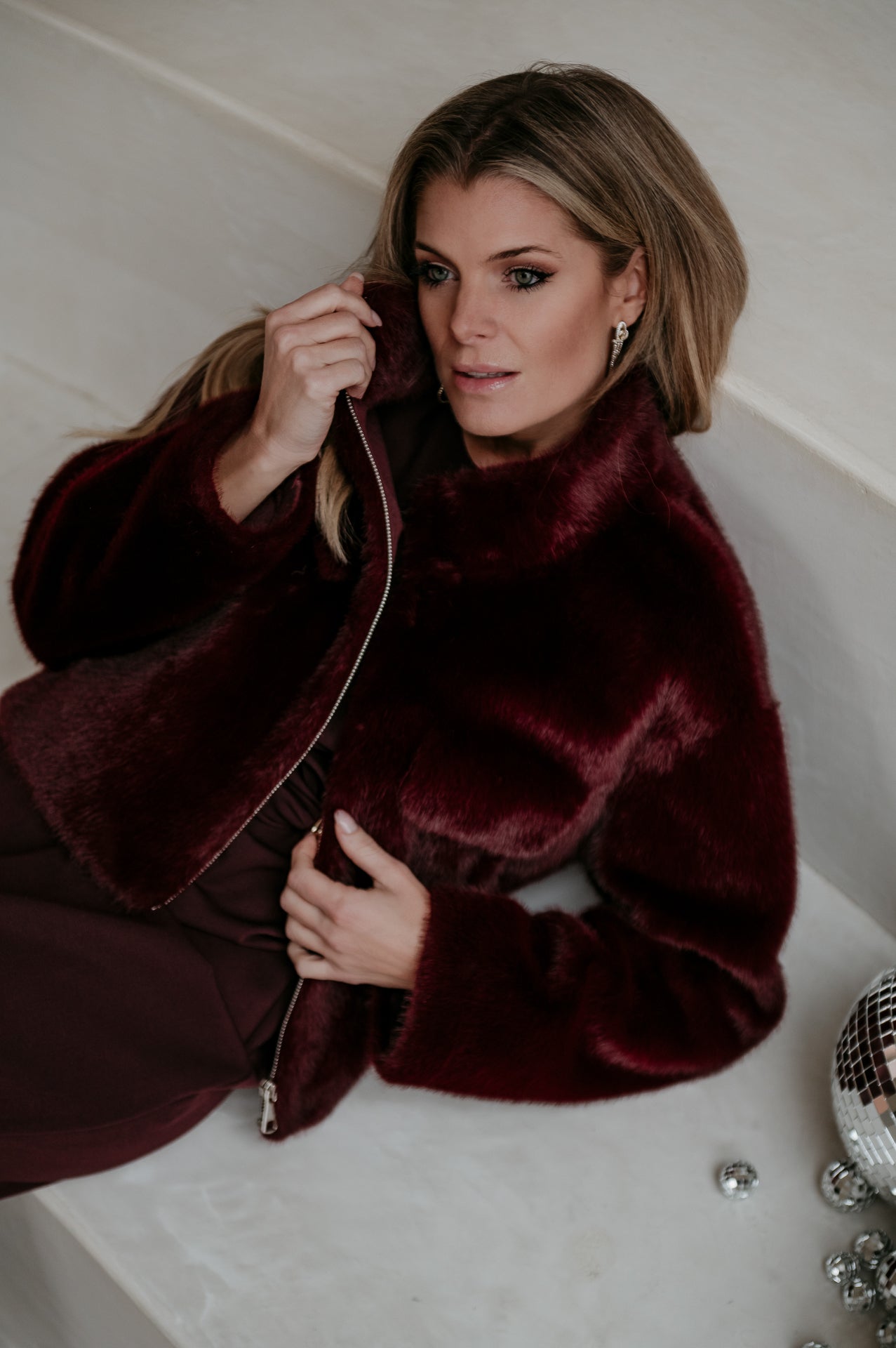 Liante jacket I Bordeaux - Wild Souls by JV® - Jackets