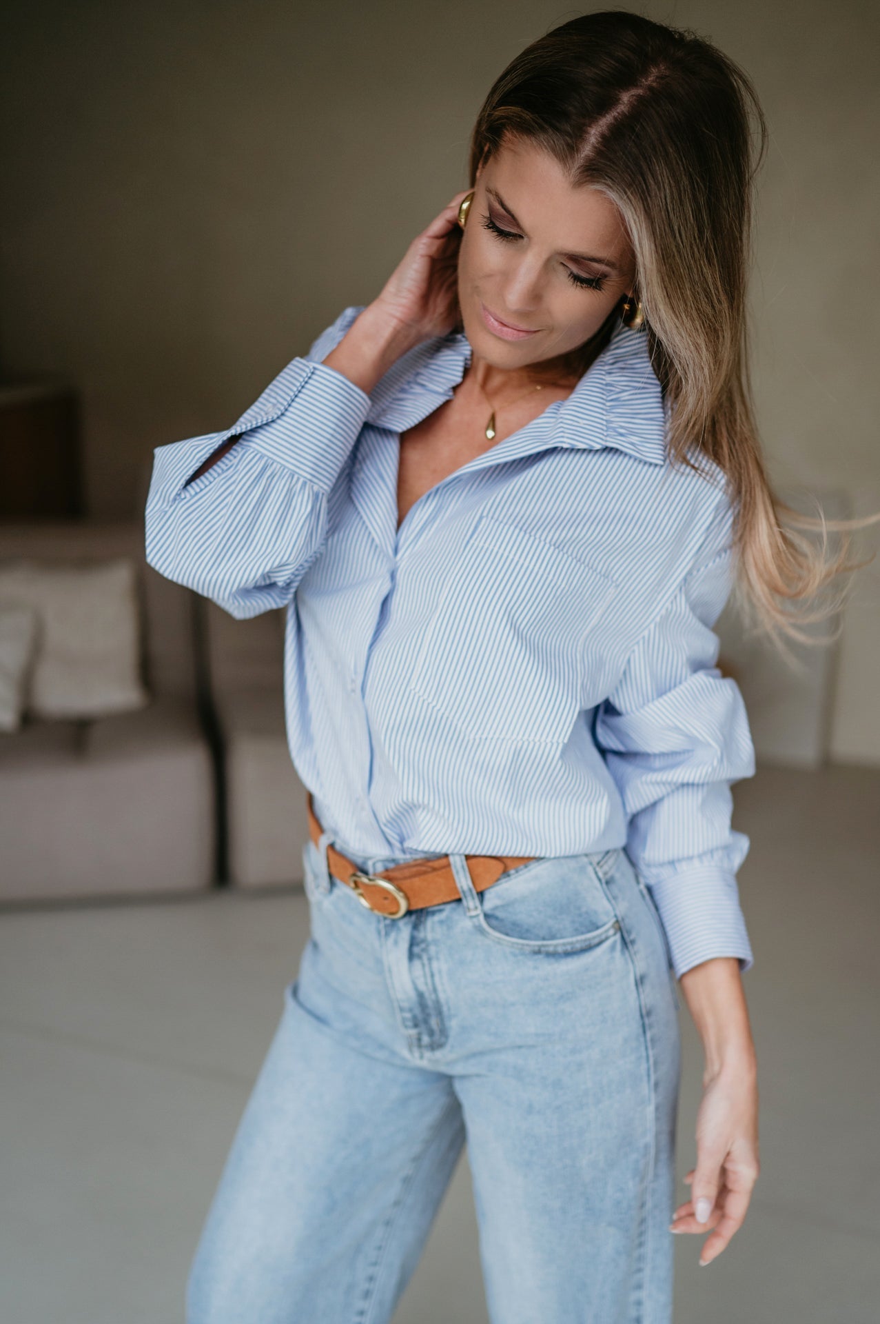 Lido shirt I Striped Blue - Wild Souls by JV® - Shirts