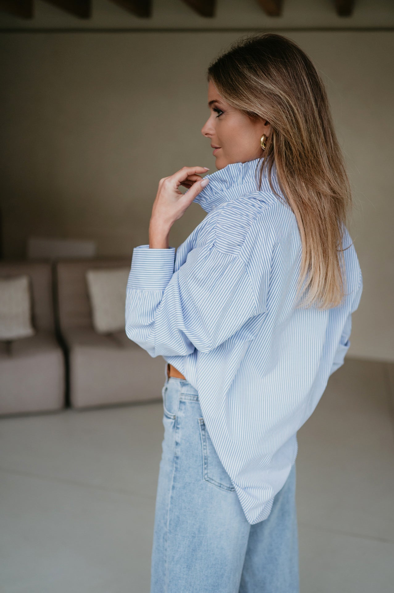 Lido shirt I Striped Blue - Wild Souls by JV® - Shirts