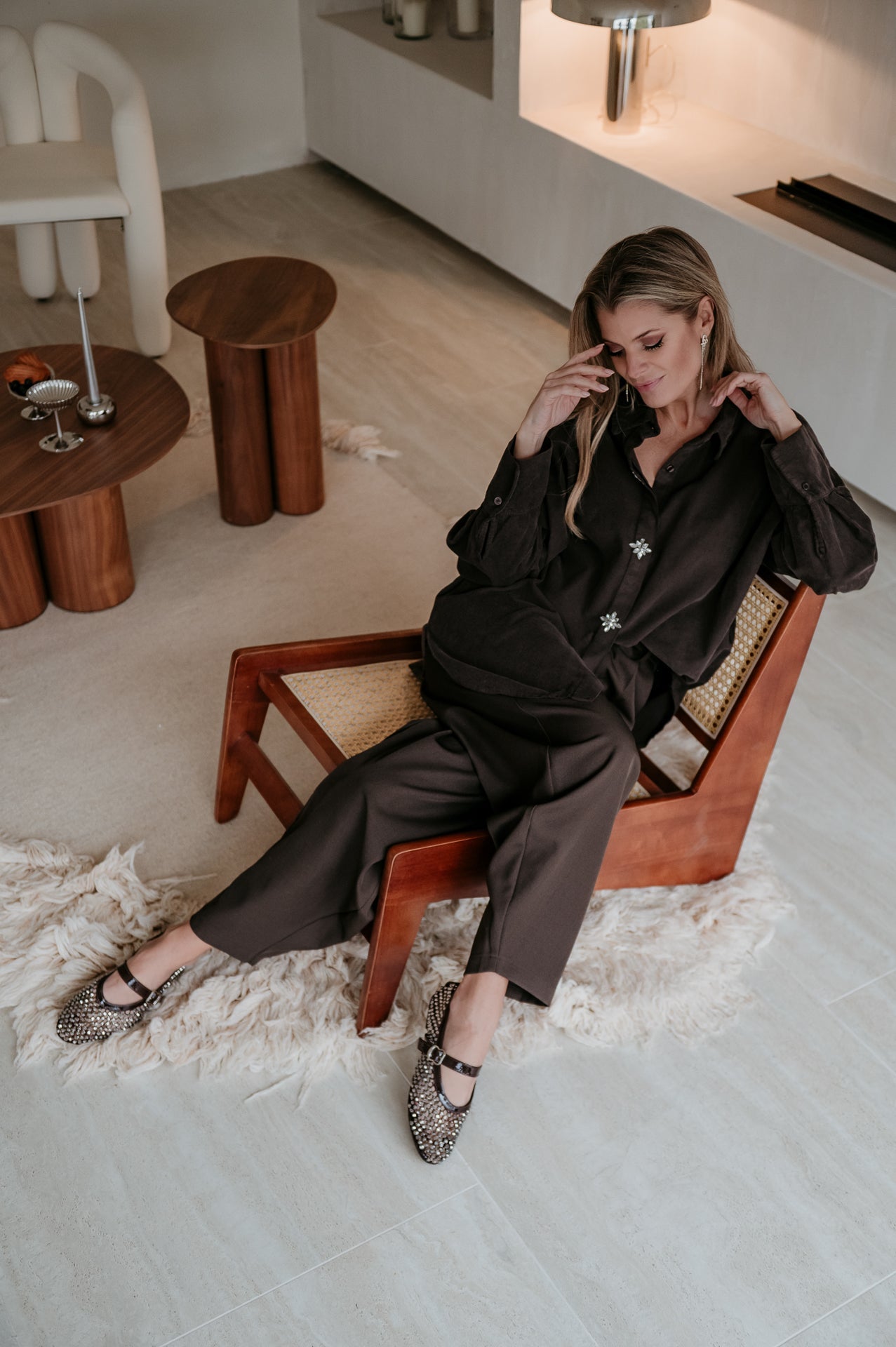 Lieva shirt I Chocolate Brown - Wild Souls by JV® - Shirts