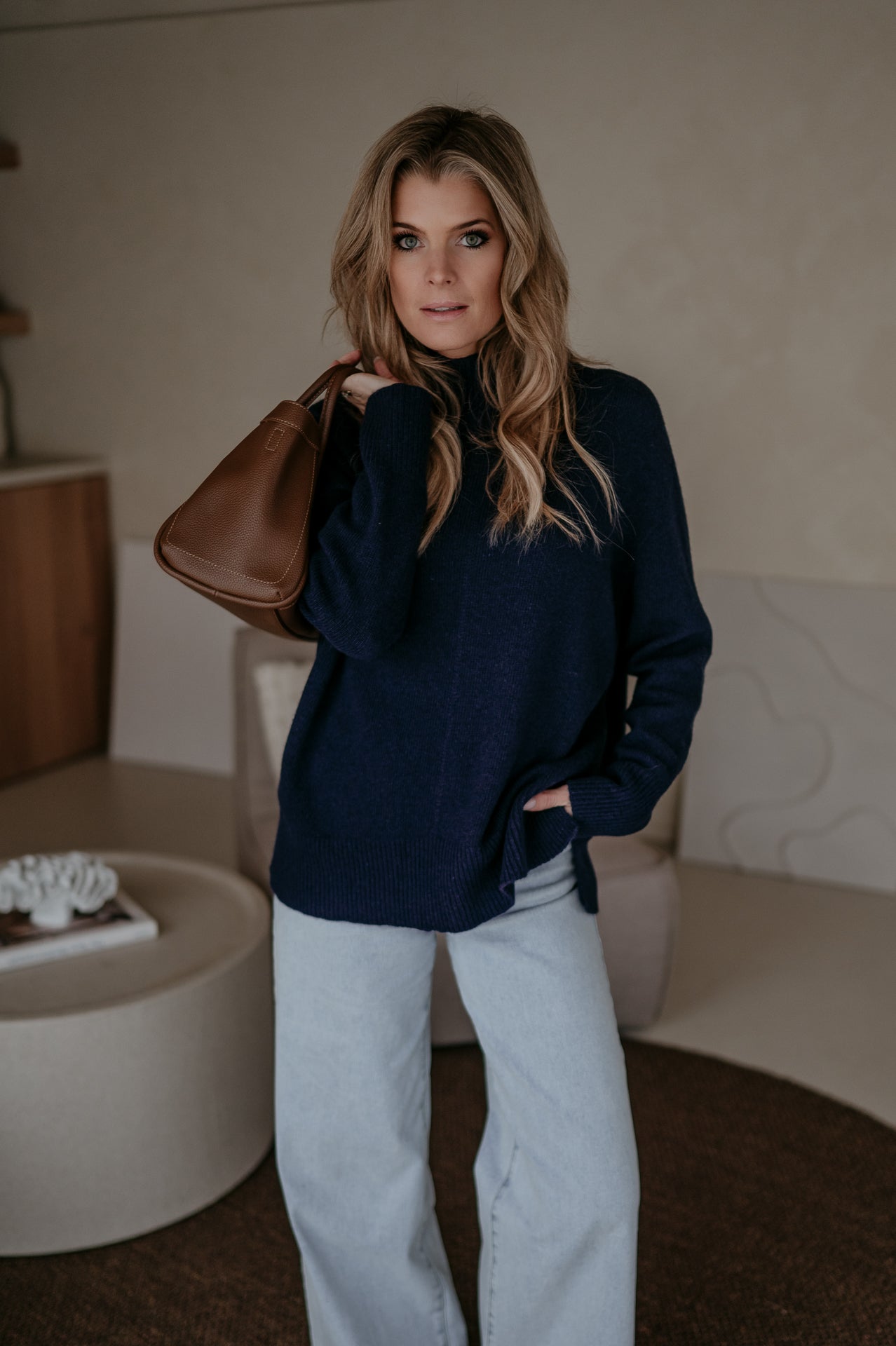 Lovide knit I Navy Blue - Wild Souls by JV® - Knits