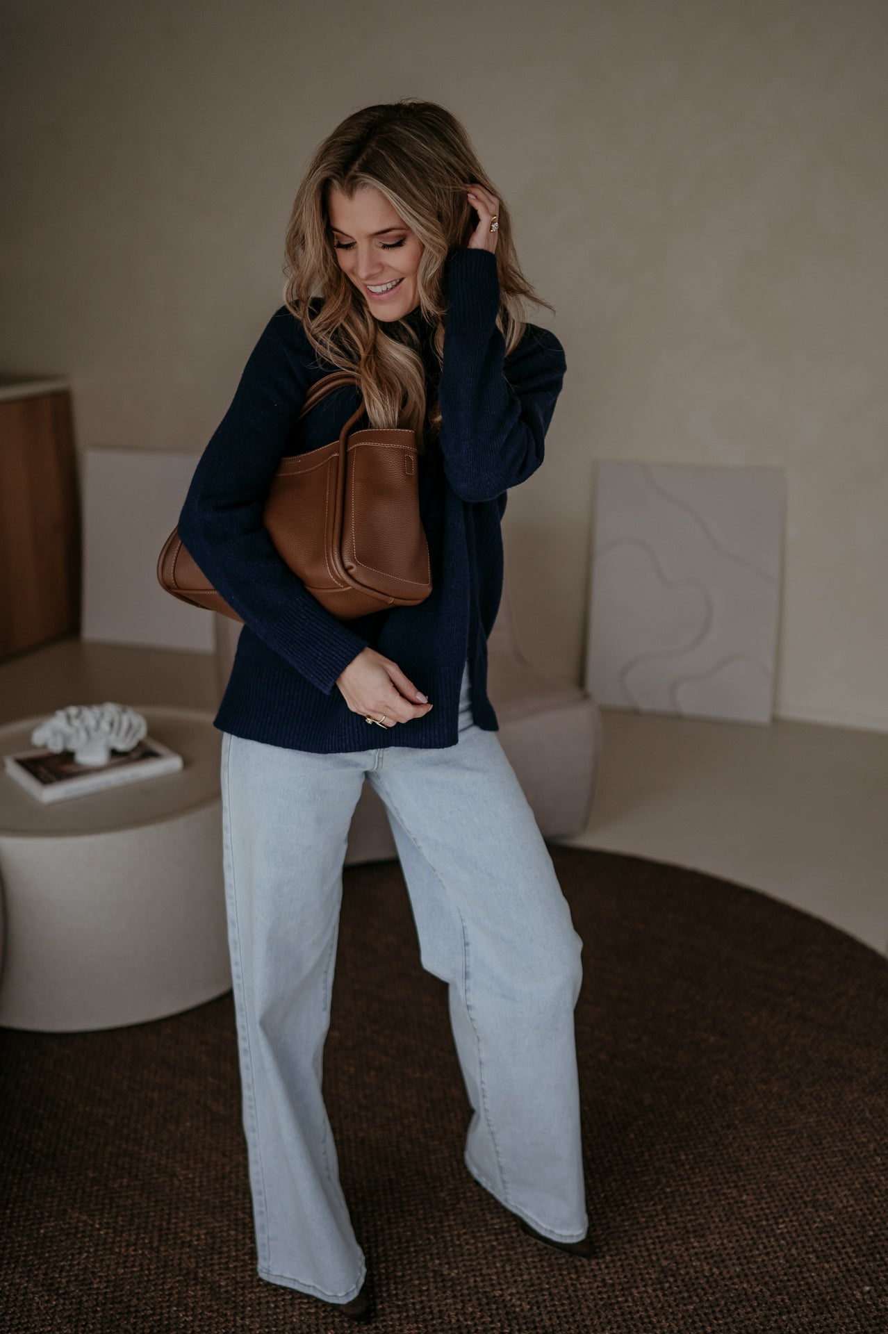 Lovide knit I Navy Blue - Wild Souls by JV® - Knits