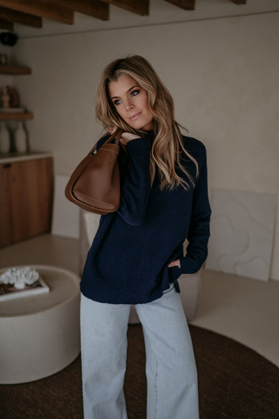 Lovide knit I Navy Blue - Wild Souls by JV® - Knits