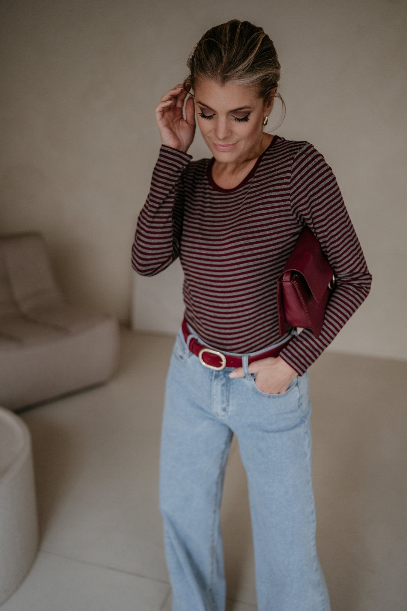 Macido longsleeve I Burgundy - Wild Souls by JV® - Longsleeves