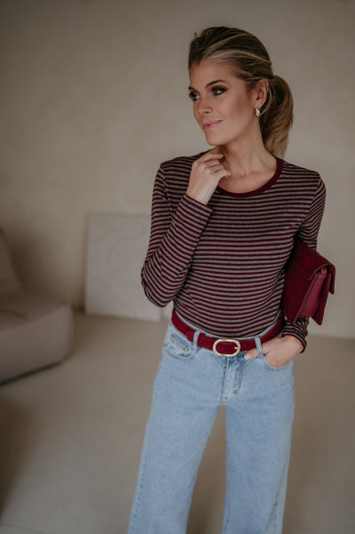 Macido longsleeve I Burgundy - Wild Souls by JV® - Longsleeves