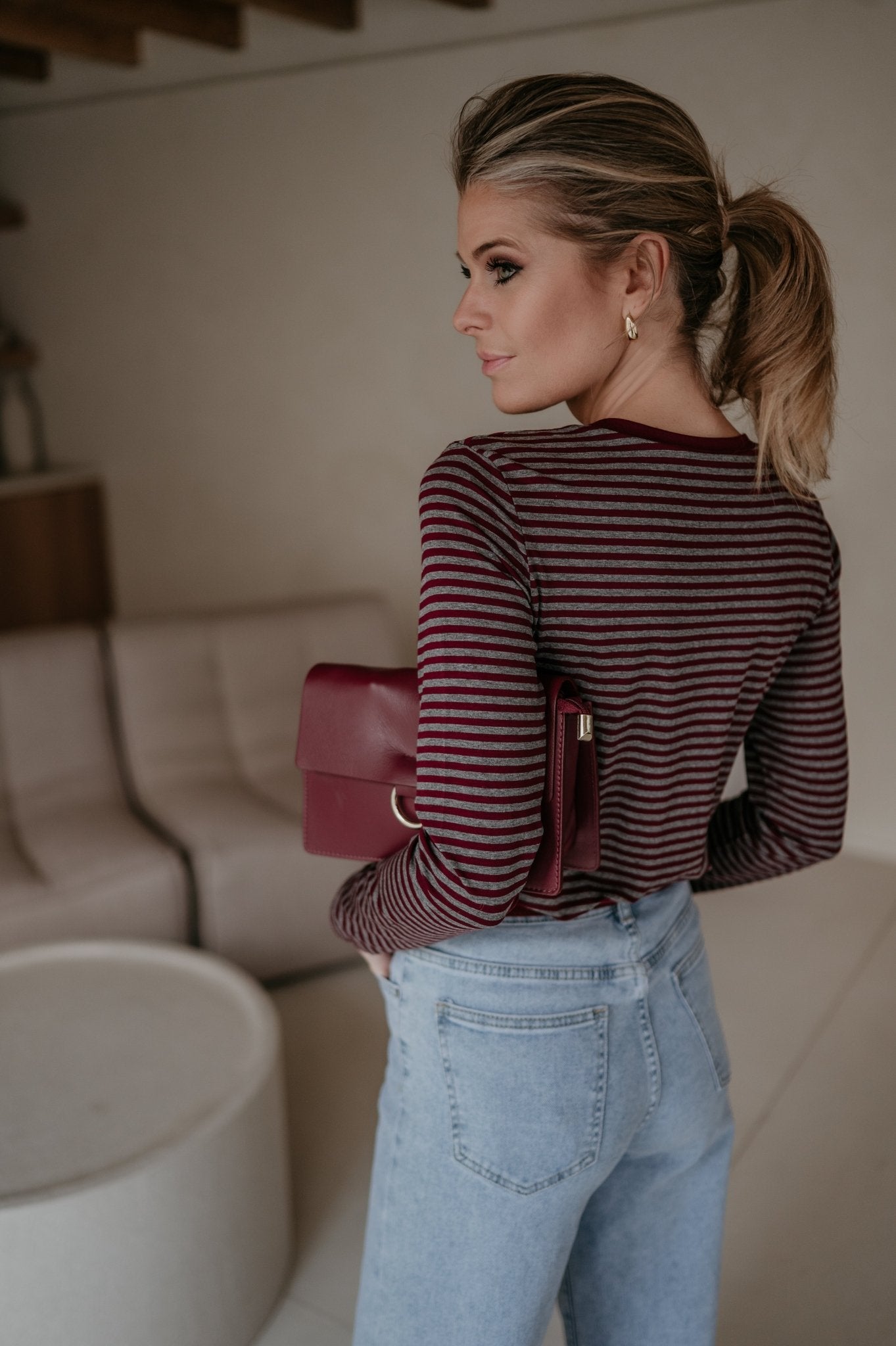 Macido longsleeve I Burgundy - Wild Souls by JV® - Longsleeves