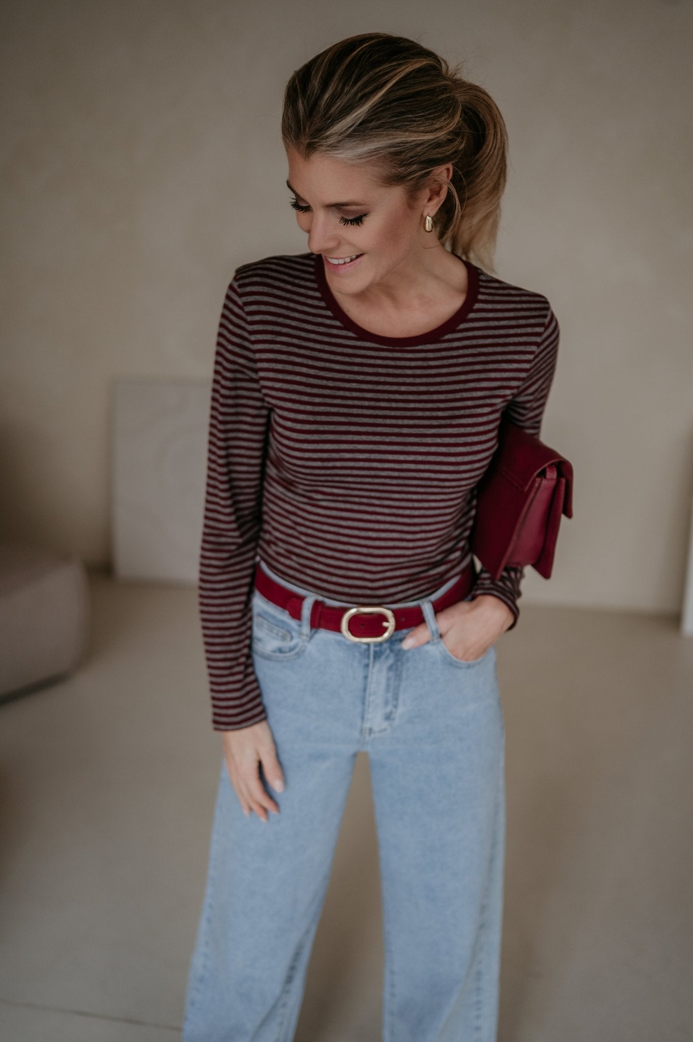 Macido longsleeve I Burgundy - Wild Souls by JV® - Longsleeves