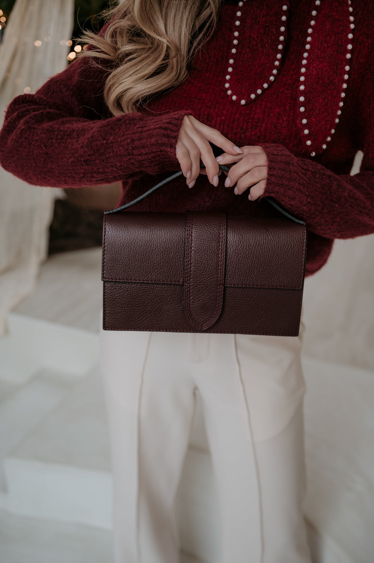 Magone handbag I Bordeaux - Wild Souls by JV® - Handbags