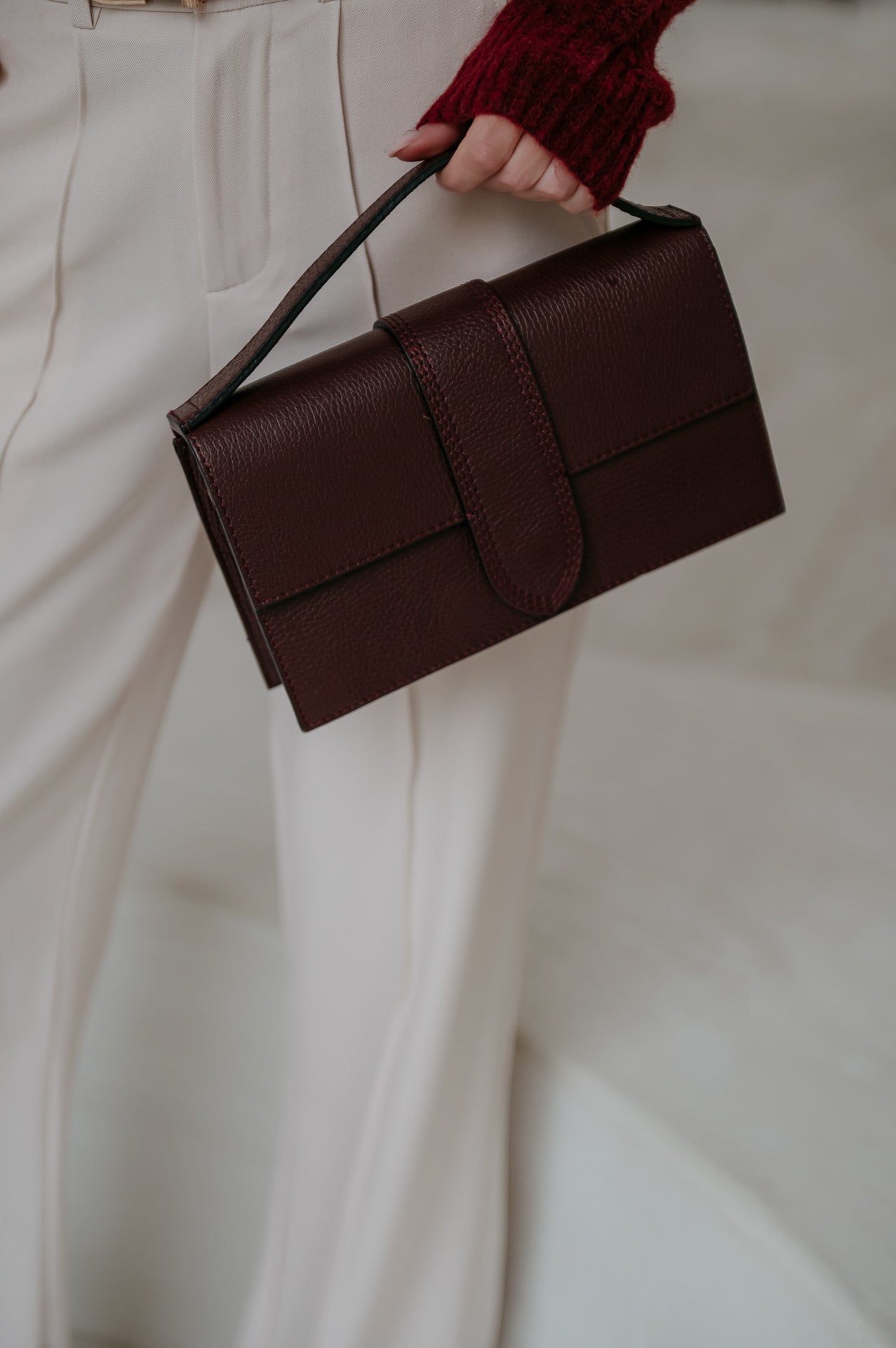 Magone handbag I Bordeaux - Wild Souls by JV® - Handbags