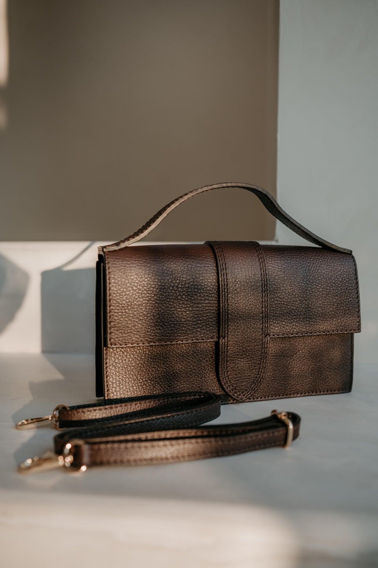 Magone handbag I Brown - Wild Souls by JV® - Handbags