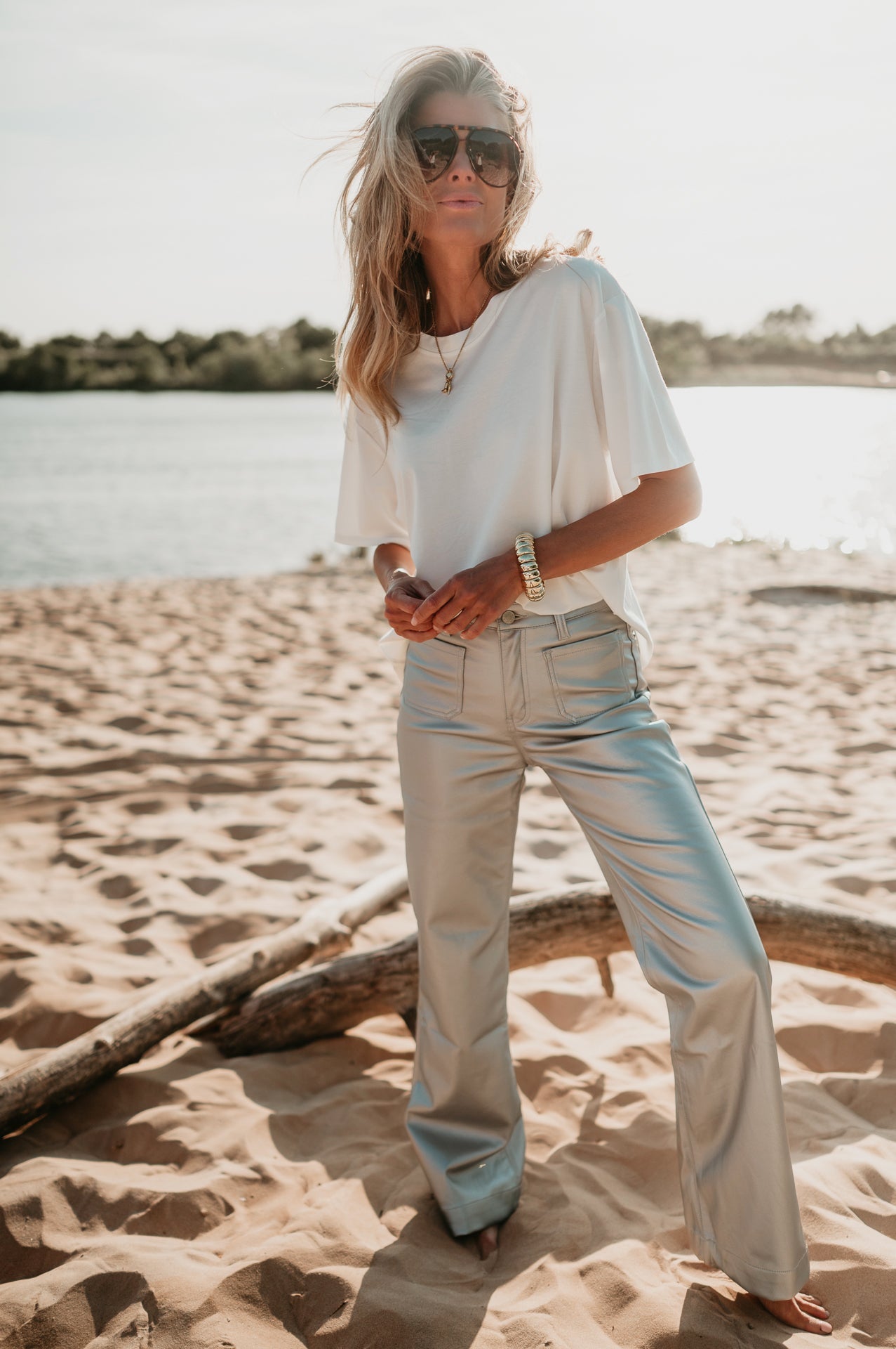 Maiale trousers I Silver - Wild Souls by JV® - Trousers