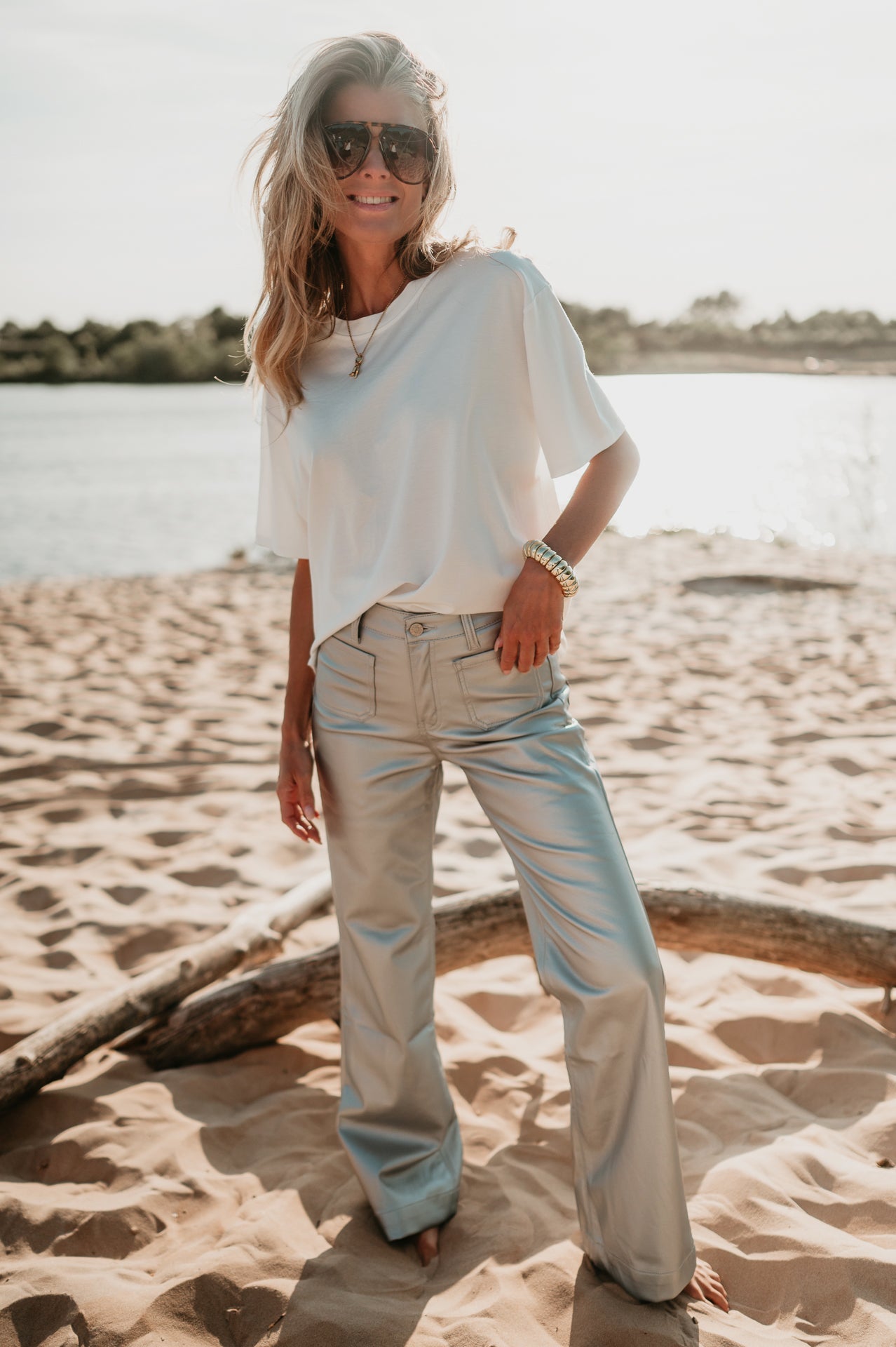 Maiale trousers I Silver - Wild Souls by JV® - Trousers