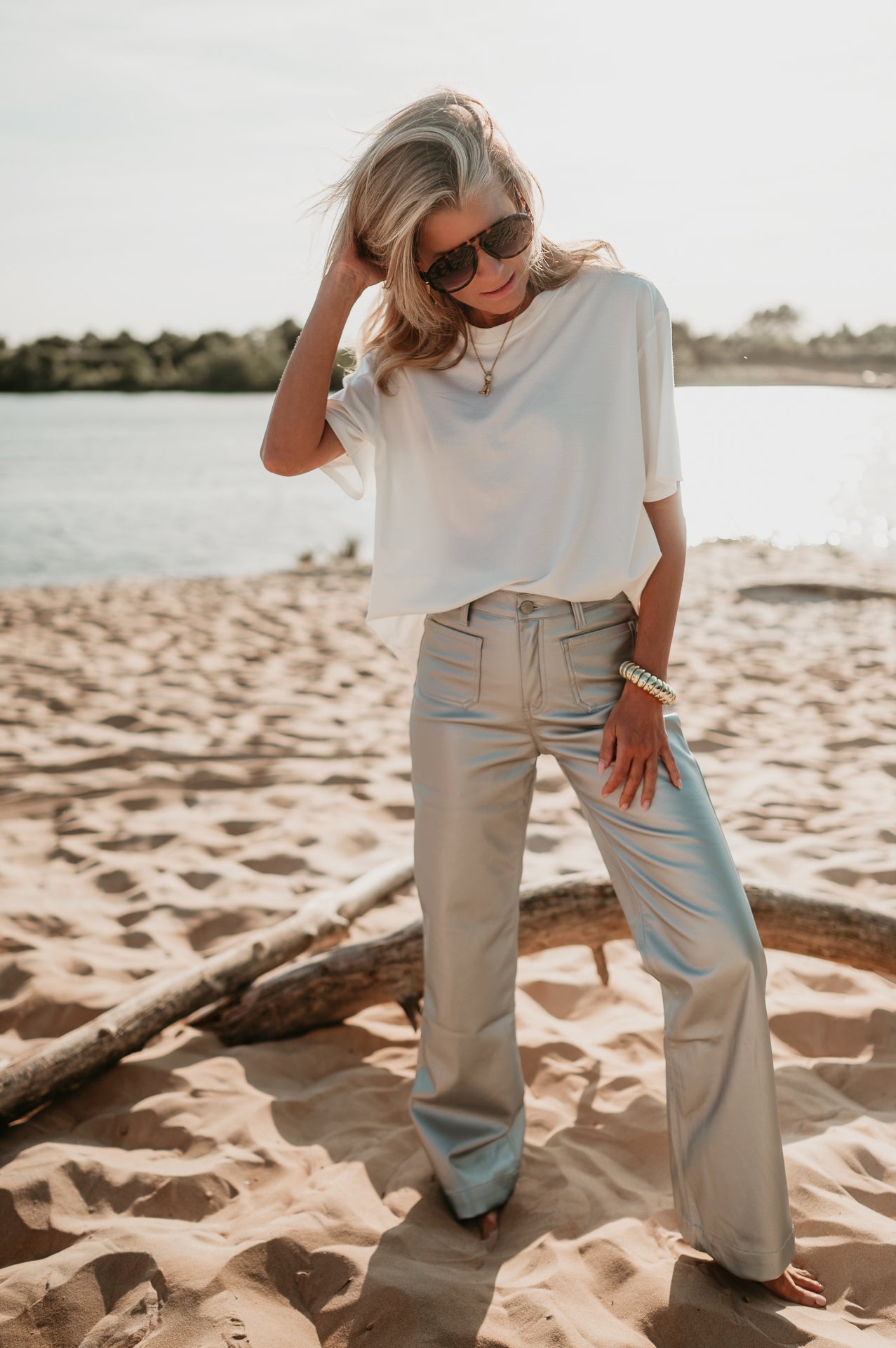 Maiale trousers I Silver - Wild Souls by JV® - Trousers