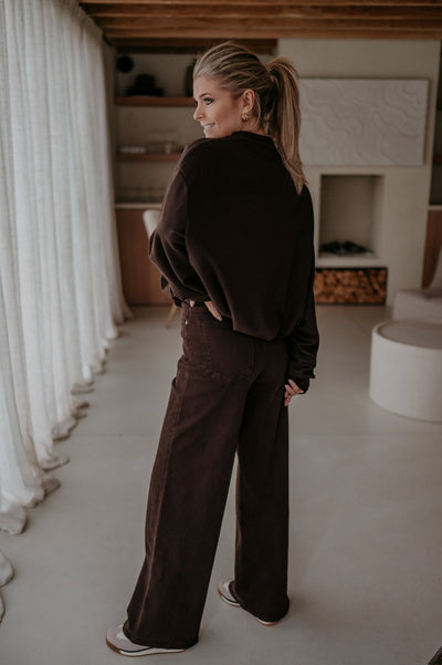 Malinco sweater I Chocolate Brown - Wild Souls by JV® - Sweaters