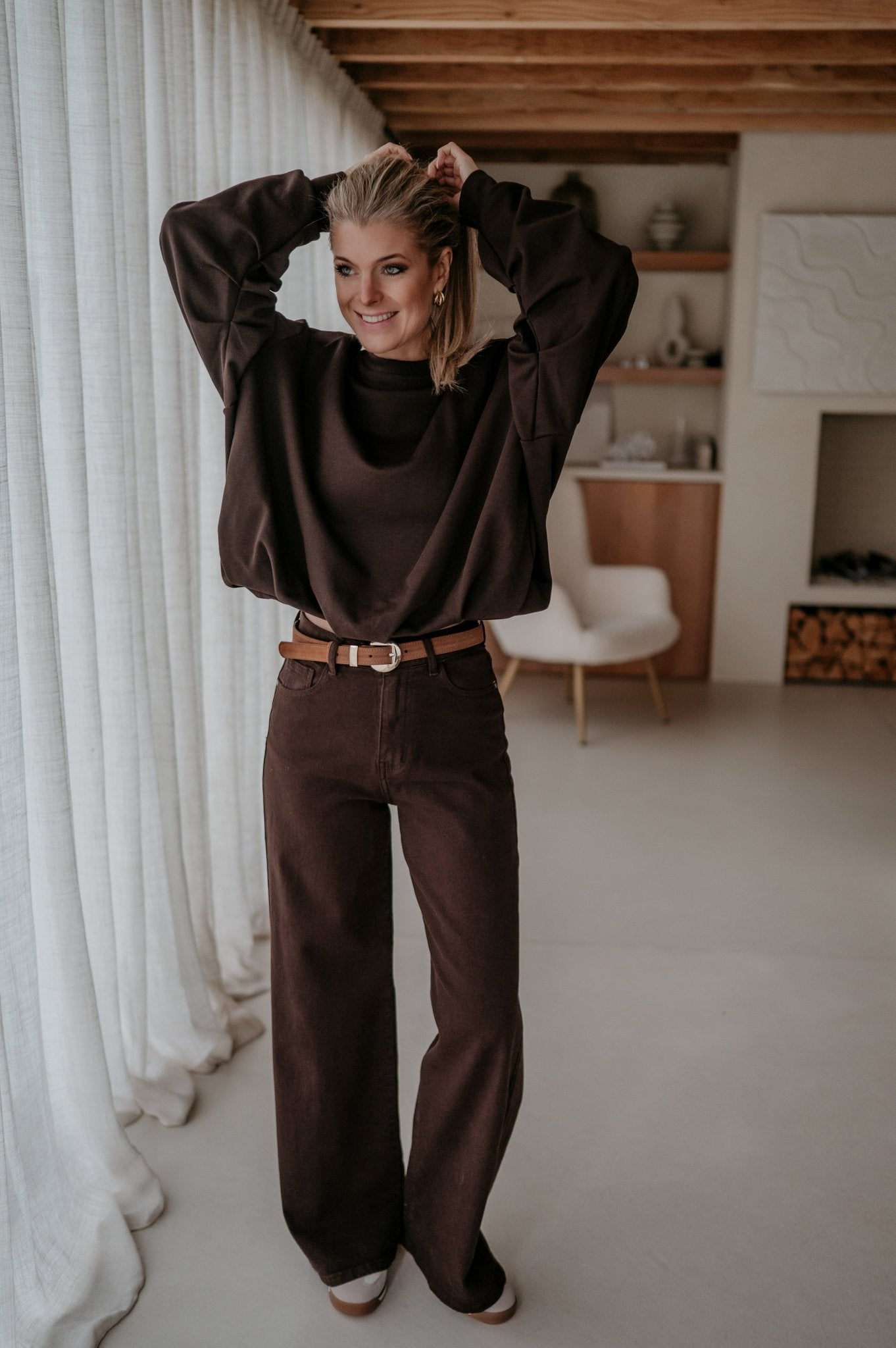 Malinco sweater I Chocolate Brown - Wild Souls by JV® - Sweaters