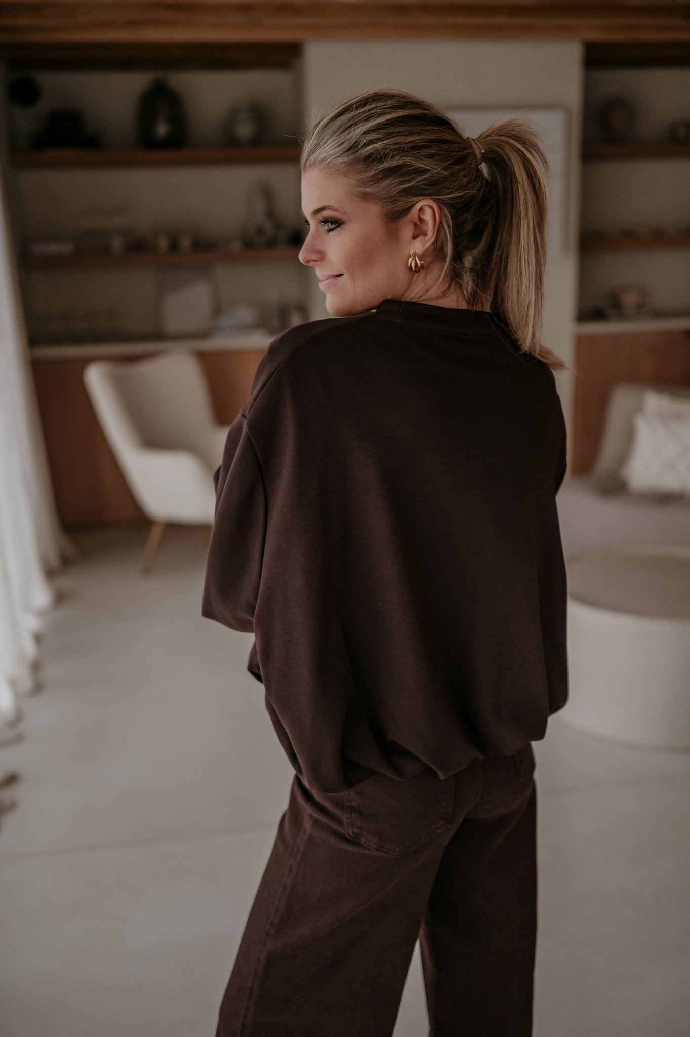 Malinco sweater I Chocolate Brown - Wild Souls by JV® - Sweaters