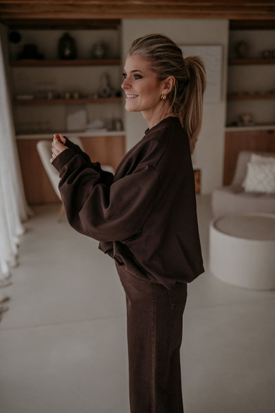 Malinco sweater I Chocolate Brown - Wild Souls by JV® - Sweaters