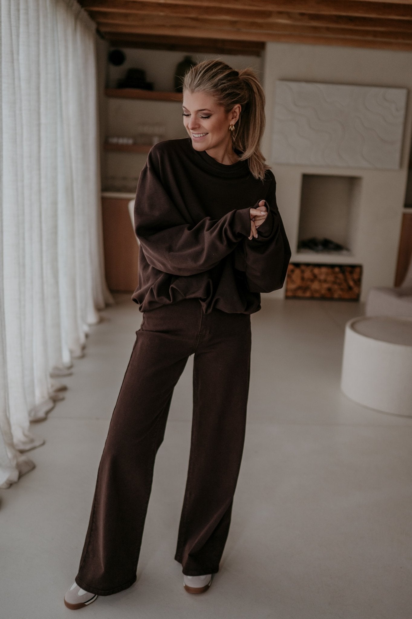 Malinco sweater I Chocolate Brown - Wild Souls by JV® - Sweaters