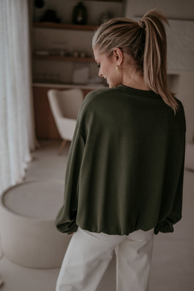 Malinco sweater I Khaki - Wild Souls by JV® - Sweaters