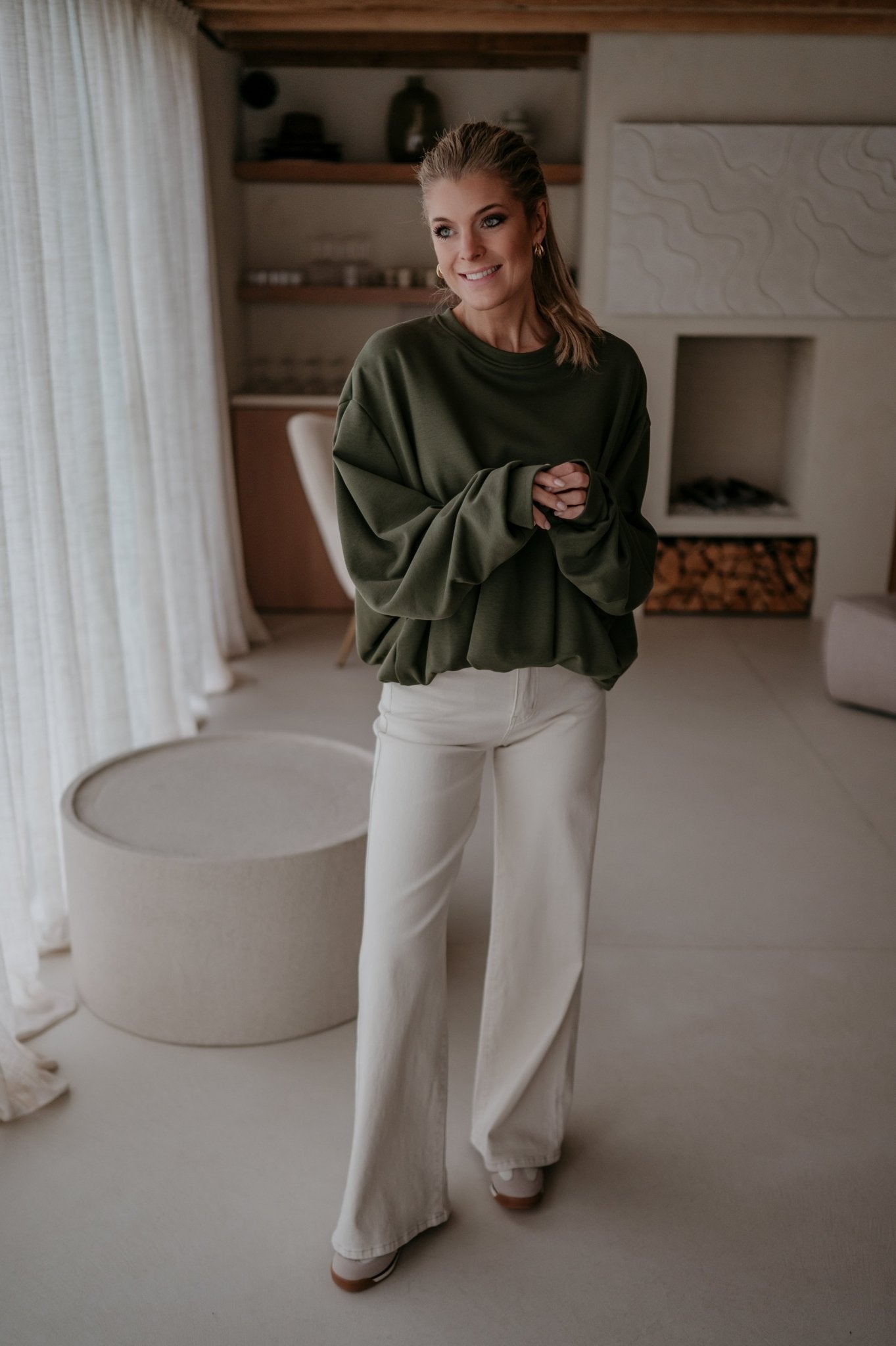 Malinco sweater I Khaki - Wild Souls by JV® - Sweaters