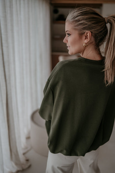 Malinco sweater I Khaki - Wild Souls by JV® - Sweaters