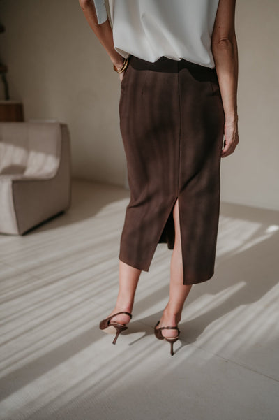 Malvagio skirt I Chocolate Brown - Wild Souls by JV® - Skirts