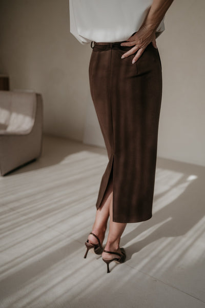 Malvagio skirt I Chocolate Brown - Wild Souls by JV® - Skirts