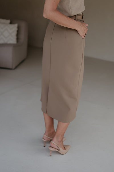 Malvagio skirt I Taupe - Wild Souls by JV® - Skirts