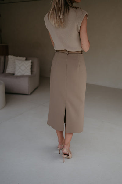 Malvagio skirt I Taupe - Wild Souls by JV® - Skirts