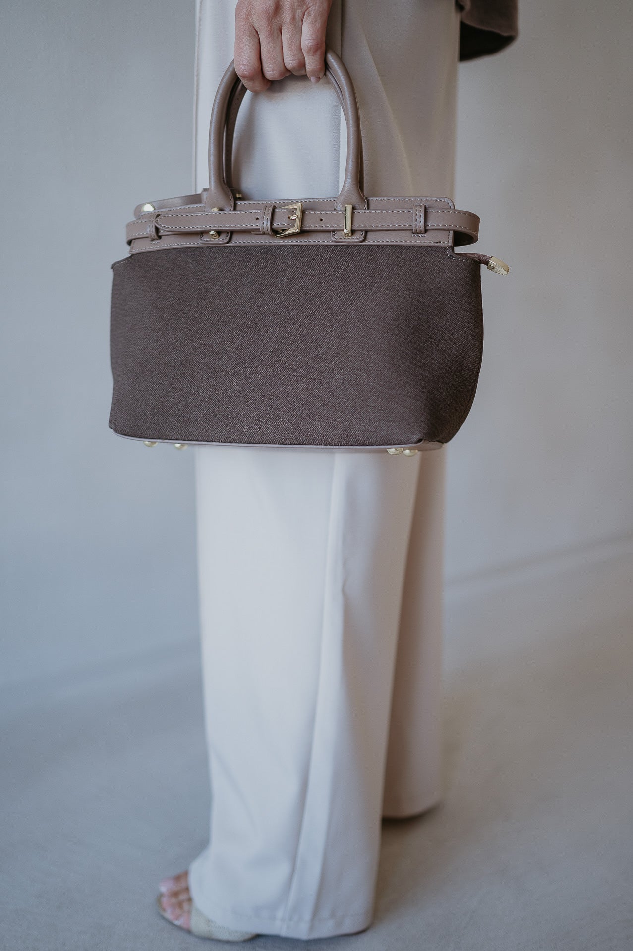 Mandarino handbag I Taupe - Wild Souls by JV® - Handbags
