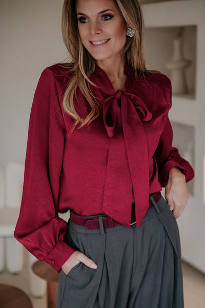 Merune blouse I Bordeaux - Wild Souls by JV® - Blouses