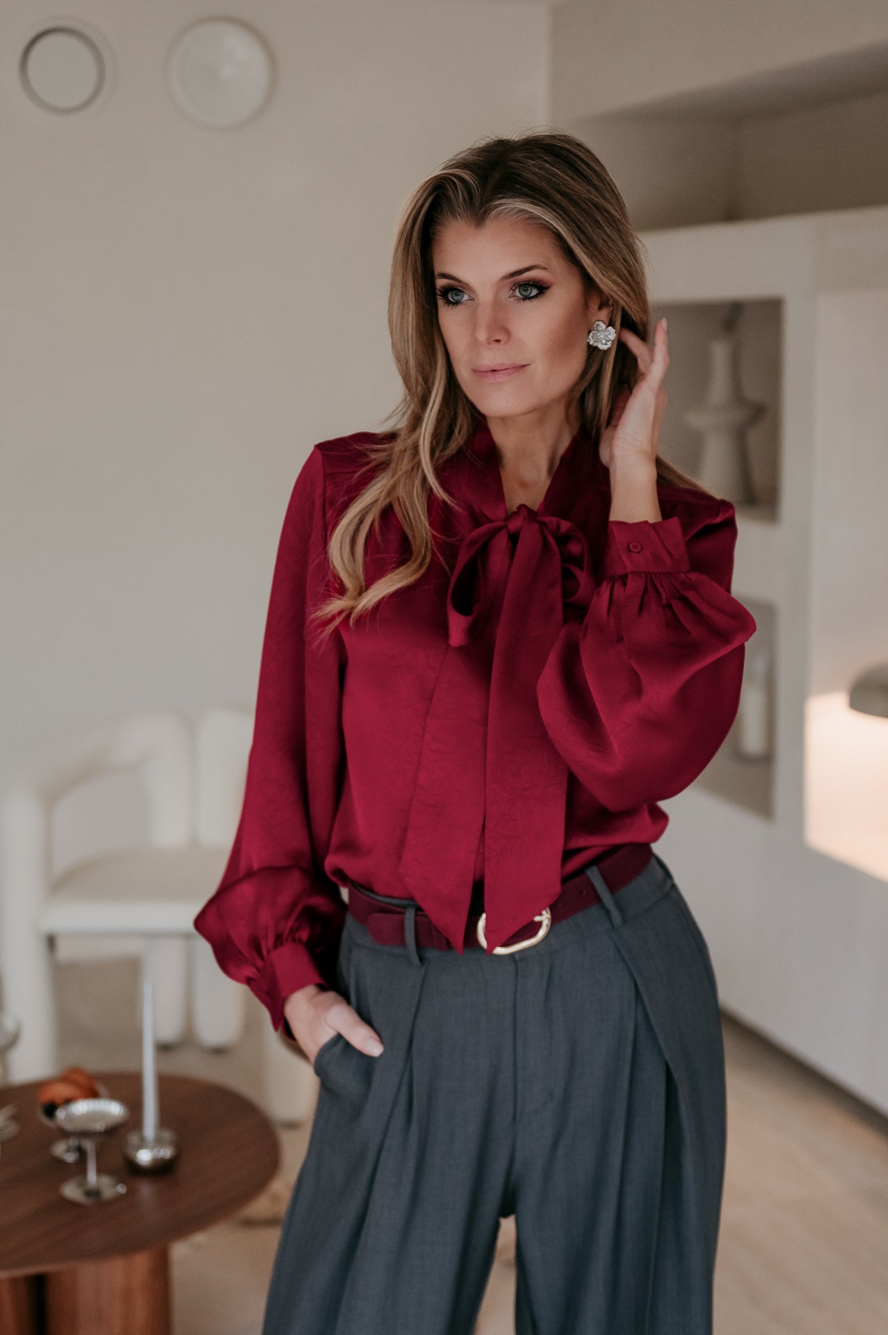Merune blouse I Bordeaux - Wild Souls by JV® - Blouses