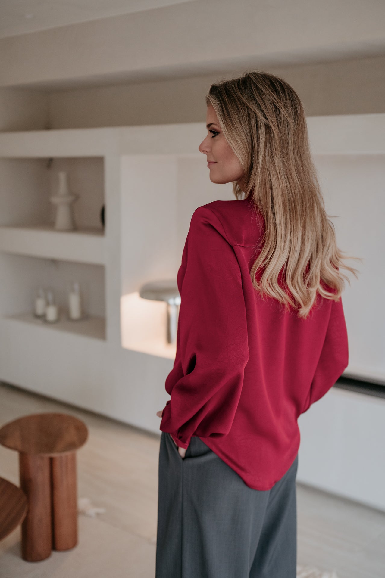 Merune blouse I Bordeaux - Wild Souls by JV® - Blouses