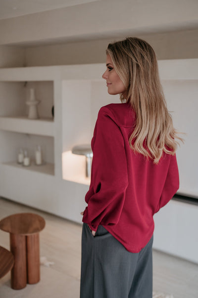 Merune blouse I Bordeaux - Wild Souls by JV® - Blouses