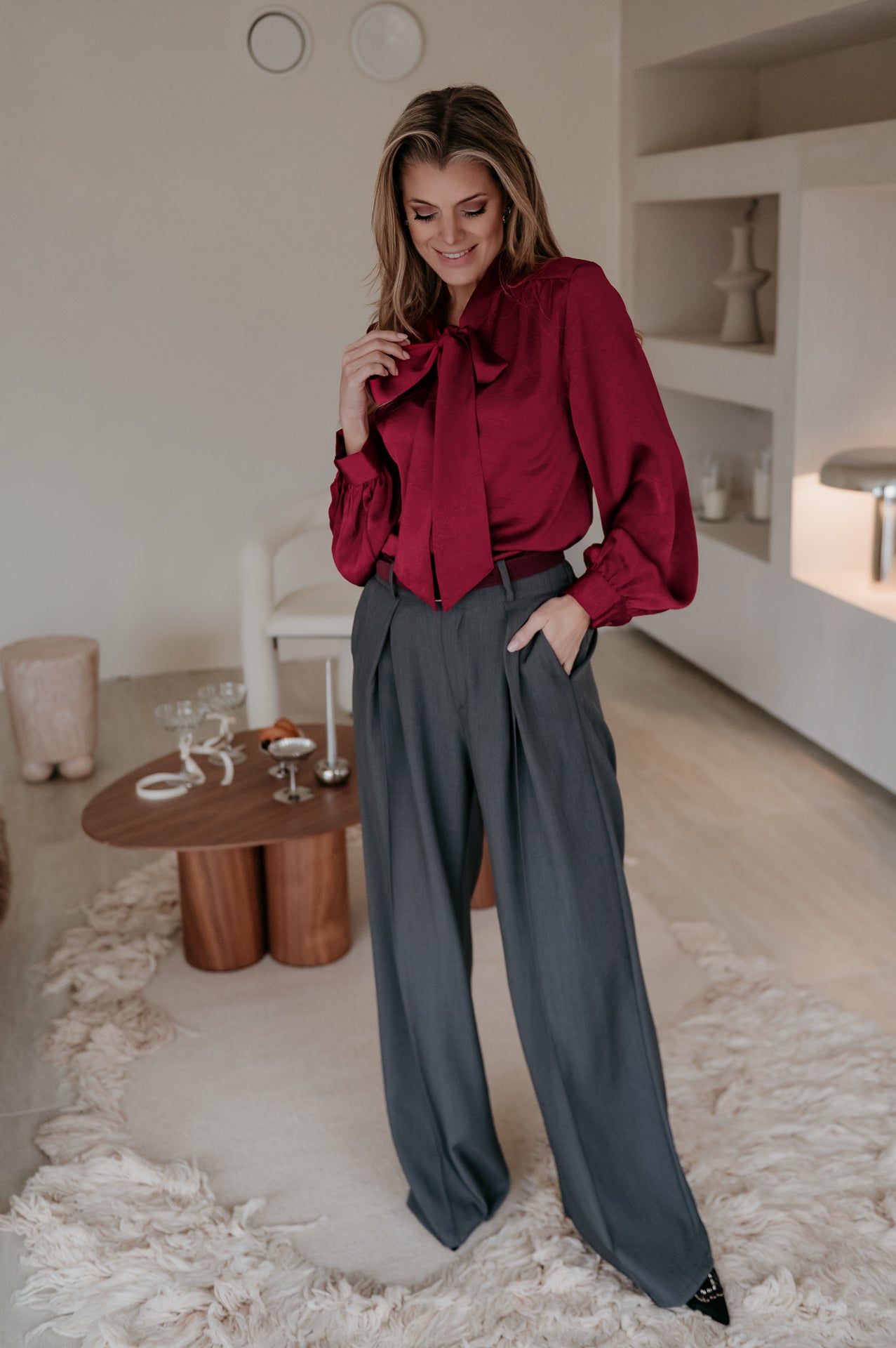 Merune blouse I Bordeaux - Wild Souls by JV® - Blouses