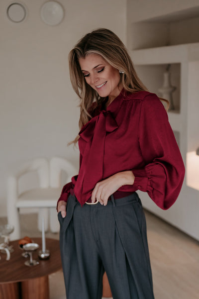 Merune blouse I Bordeaux - Wild Souls by JV® - Blouses