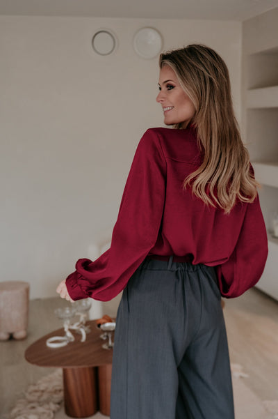 Merune blouse I Bordeaux - Wild Souls by JV® - Blouses