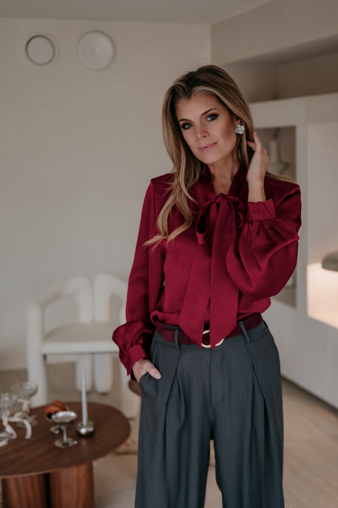 Merune blouse I Bordeaux - Wild Souls by JV® - Blouses
