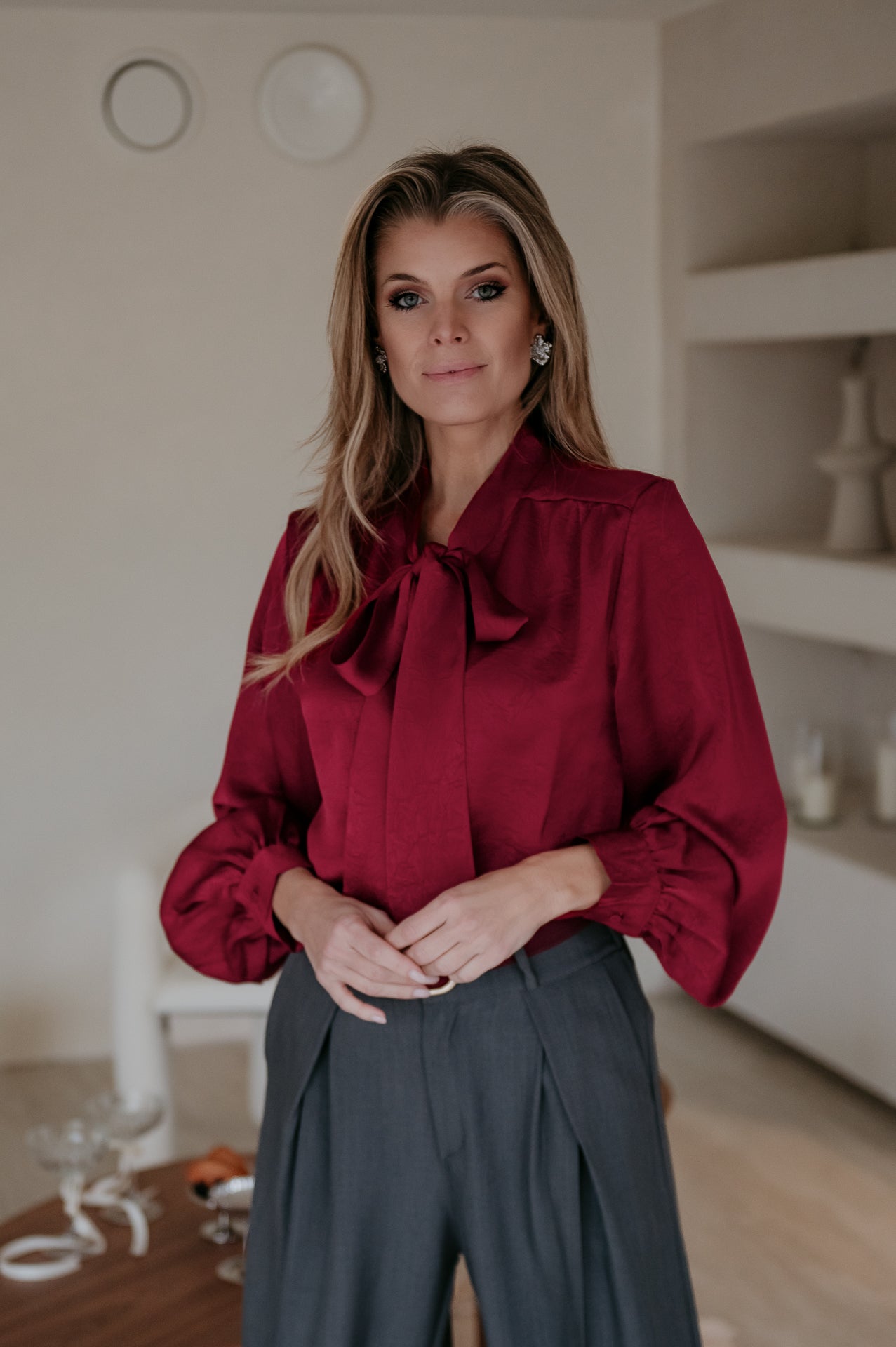 Merune blouse I Bordeaux - Wild Souls by JV® - Blouses