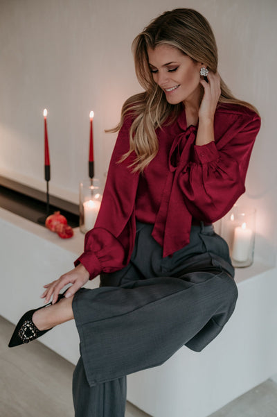 Merune blouse I Bordeaux - Wild Souls by JV® - Blouses