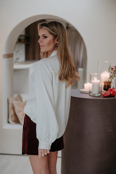 Merune blouse I Ecru - Wild Souls by JV® - Blouses