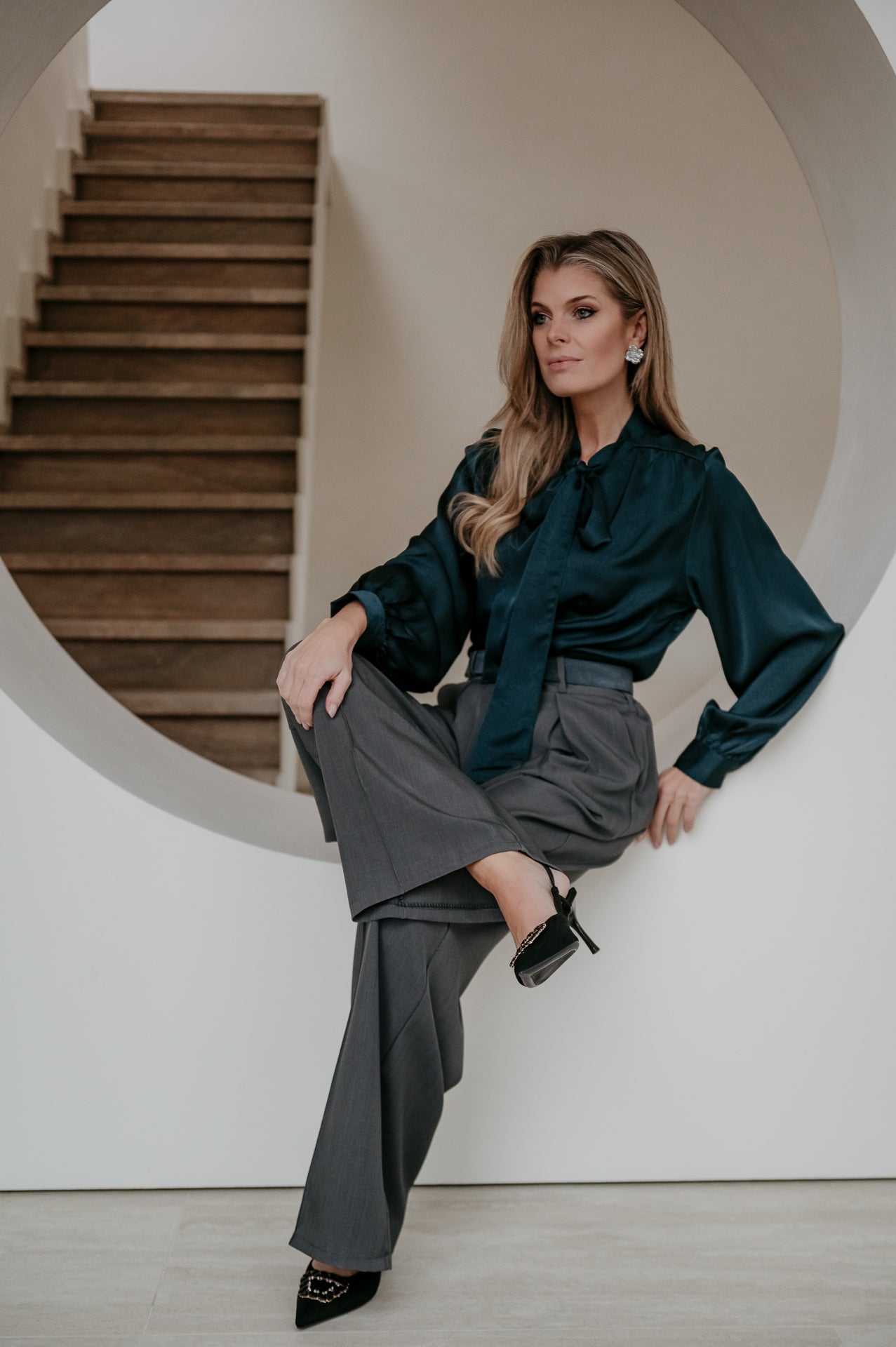 Merune blouse I Petrol - Wild Souls by JV® - Blouses