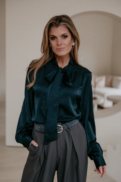 Merune blouse I Petrol - Wild Souls by JV® - Blouses