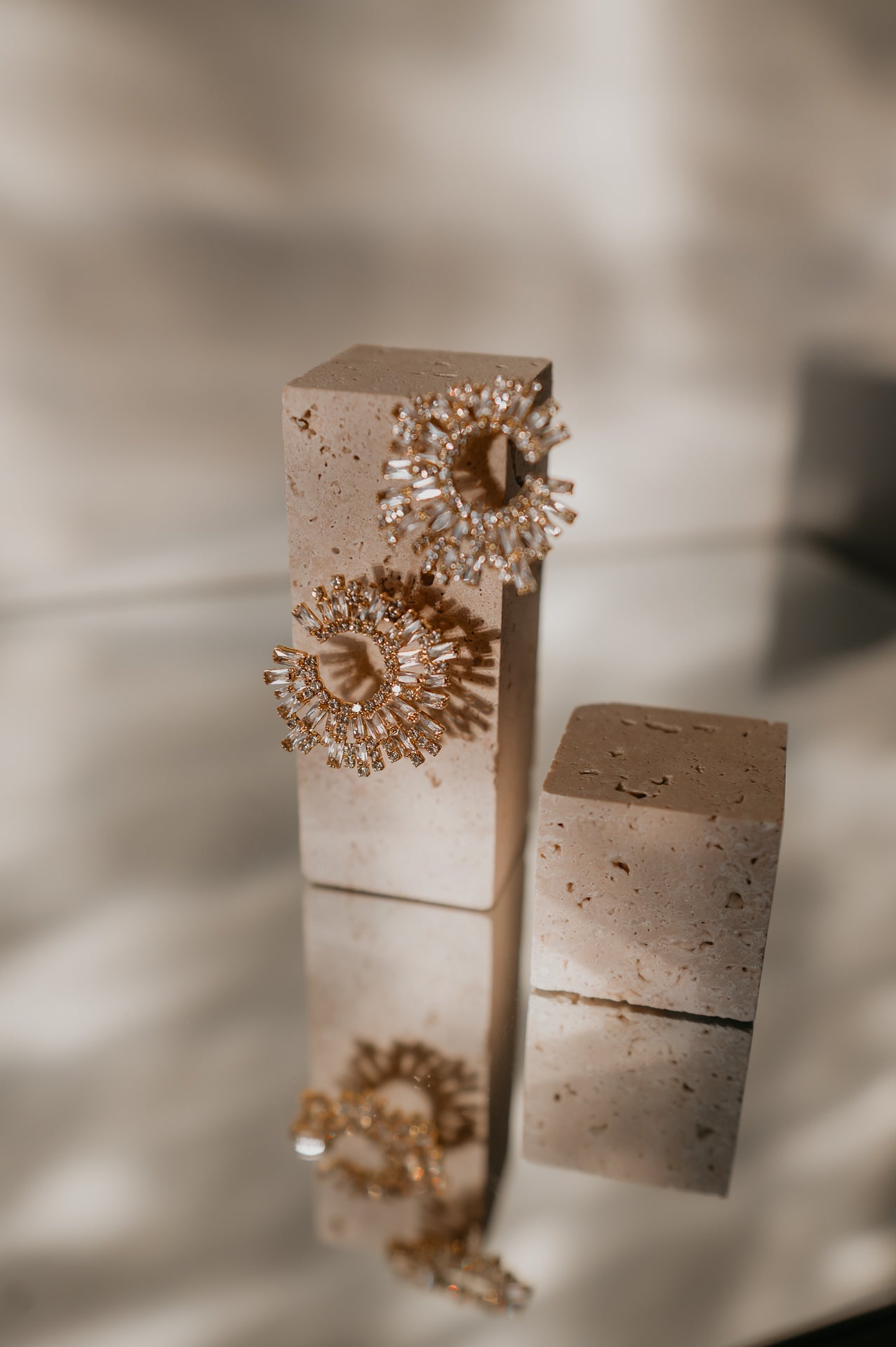 Minevo earrings I Gold - Wild Souls by JV® - Earrings