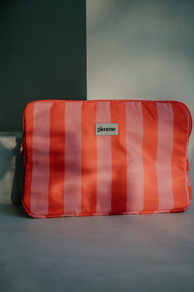 Minuso laptop bag I Orange & Rose - Wild Souls by JV® - Laptop Bags