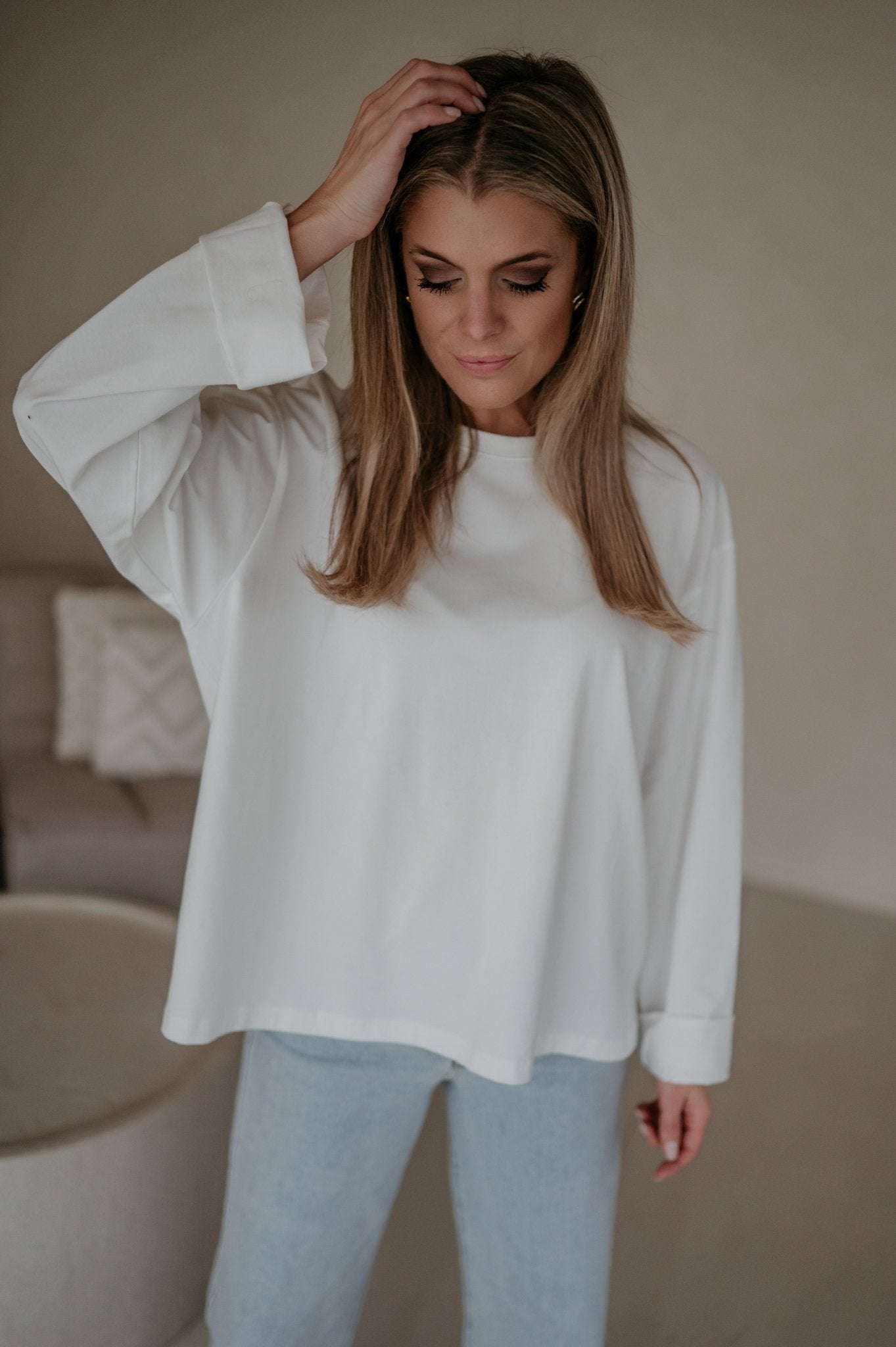 Modeli longsleeve I White - Wild Souls by JV® - Longsleeves