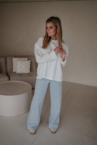 Modeli longsleeve I White - Wild Souls by JV® - Longsleeves