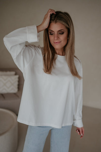 Modeli longsleeve I White - Wild Souls by JV® - Longsleeves