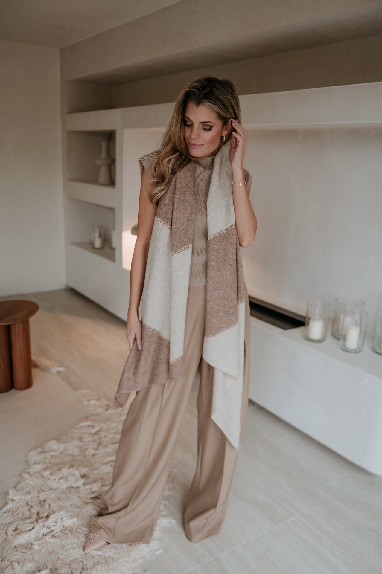 Monde scarf I Beige - Wild Souls by JV® - Scarfs