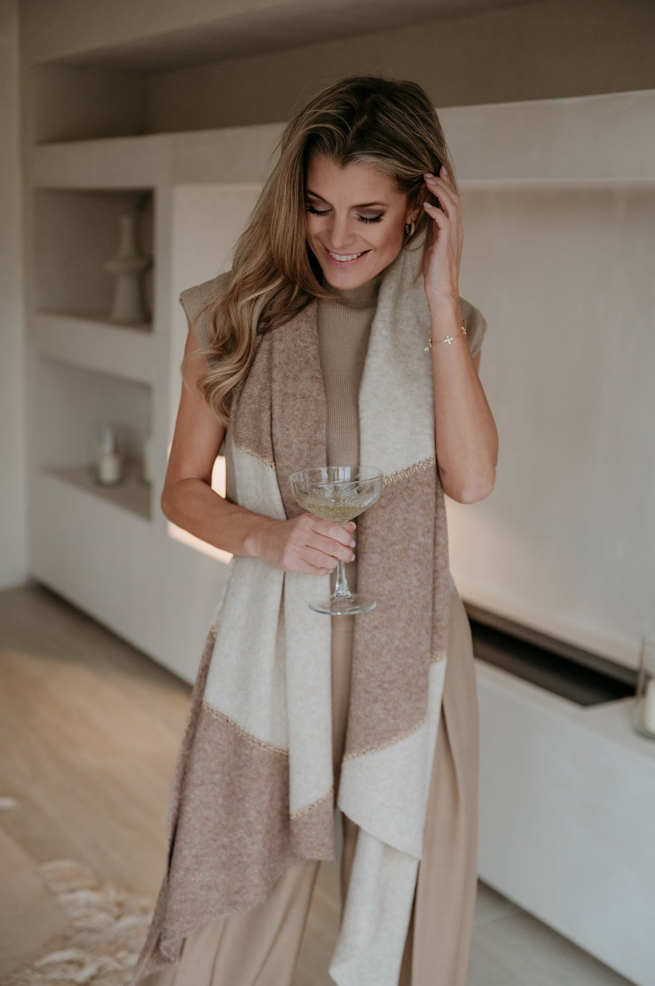 Monde scarf I Beige - Wild Souls by JV® - Scarfs